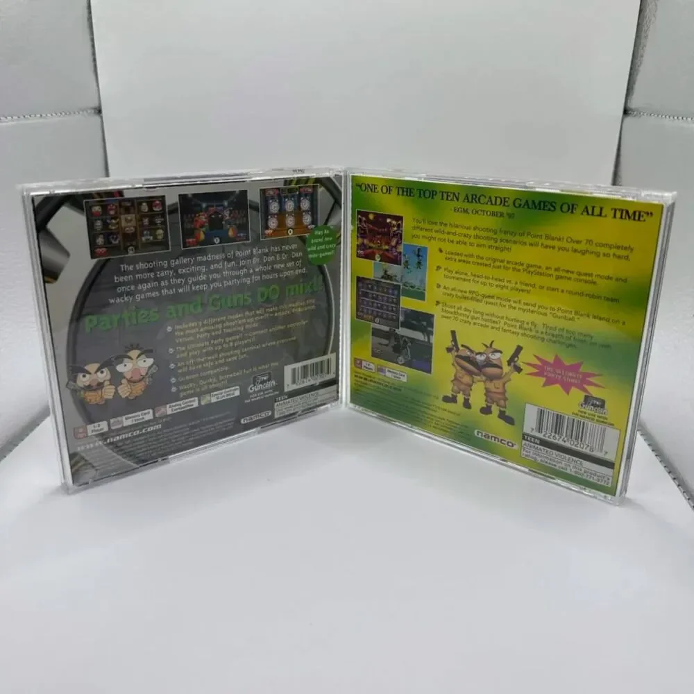 Point Blank 1 & 3 Playstation 1 PS1 Sony Bundle CIB